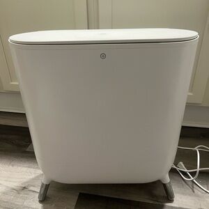 Sleek White Towel Warmer